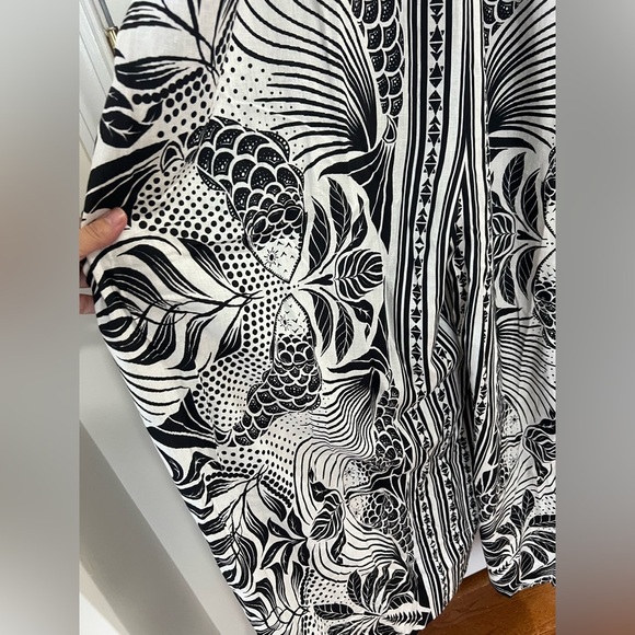 Farm Rio Off-White Monochrome Jumpsuit - XL - NWT - Picture 7 of 11